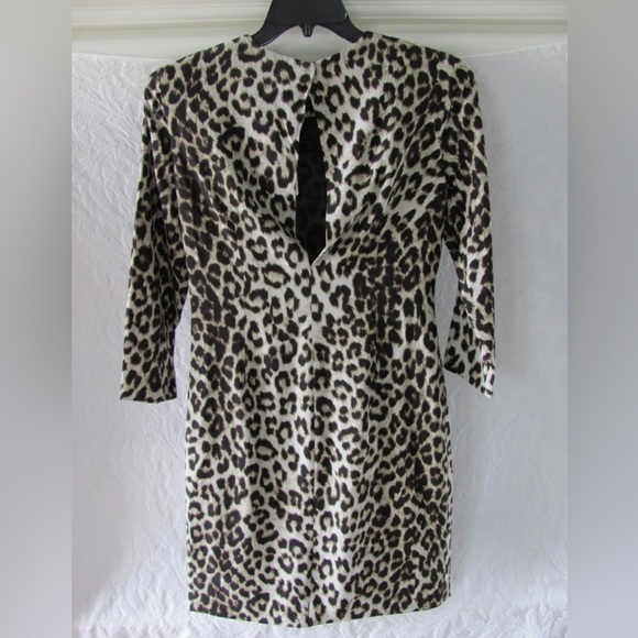 Rag & Bone Short 100% Silk Leopard Dress-Keyhole Opening in Back-Size 6 $595 - Picture 2 of 3